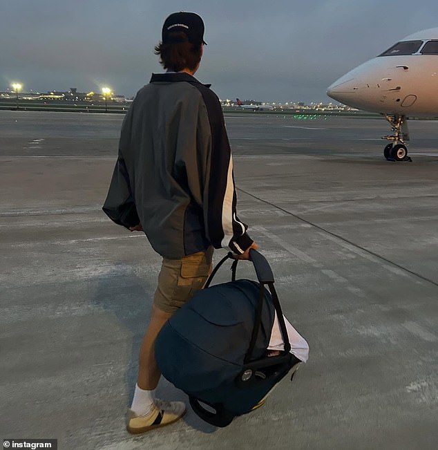 'It's beautiful. I want to see pictures, like, every other day. I'm that pain in the butt guy already and, yeah, it's cool,' the music artist said