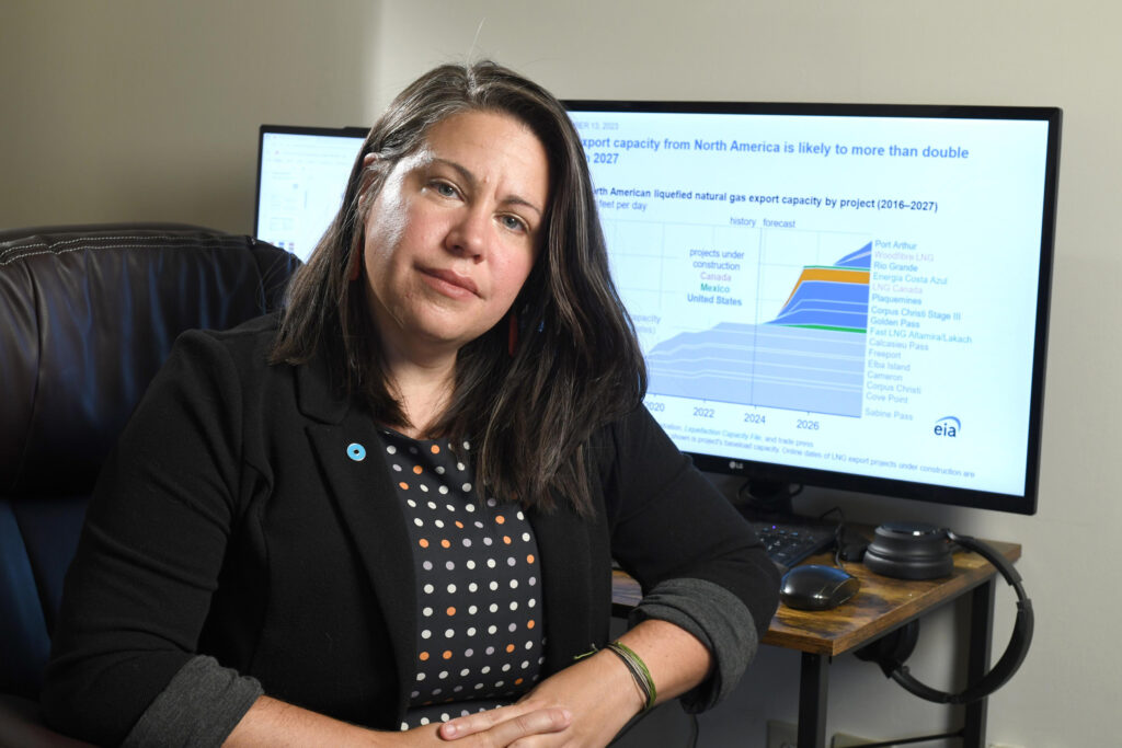 Elizabeth Marx in her office at the Pennsylvania Utility Law Project. Credit: Doug Nicotera/Inside Climate News