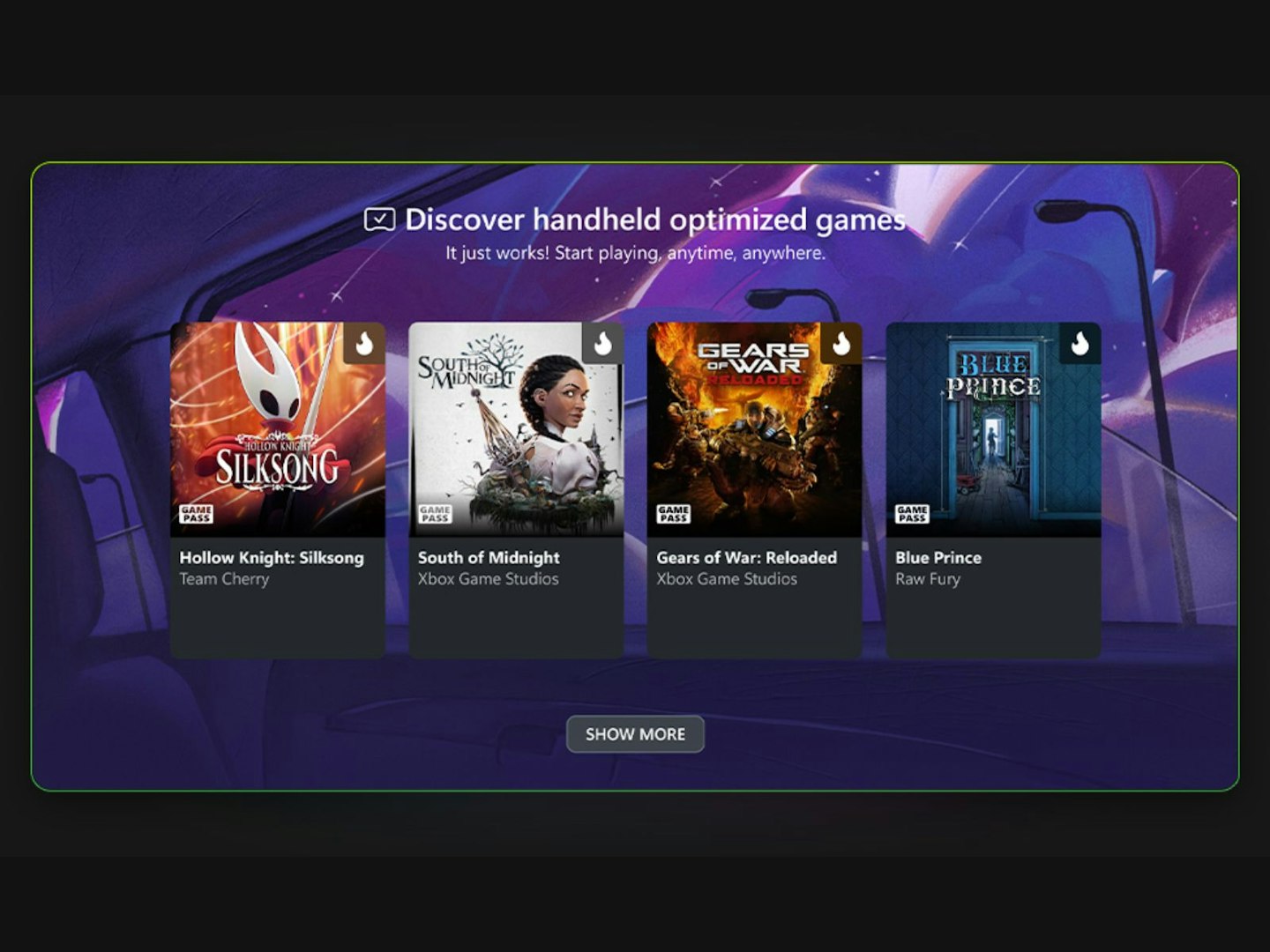 ROG Xbox Ally, compatible games