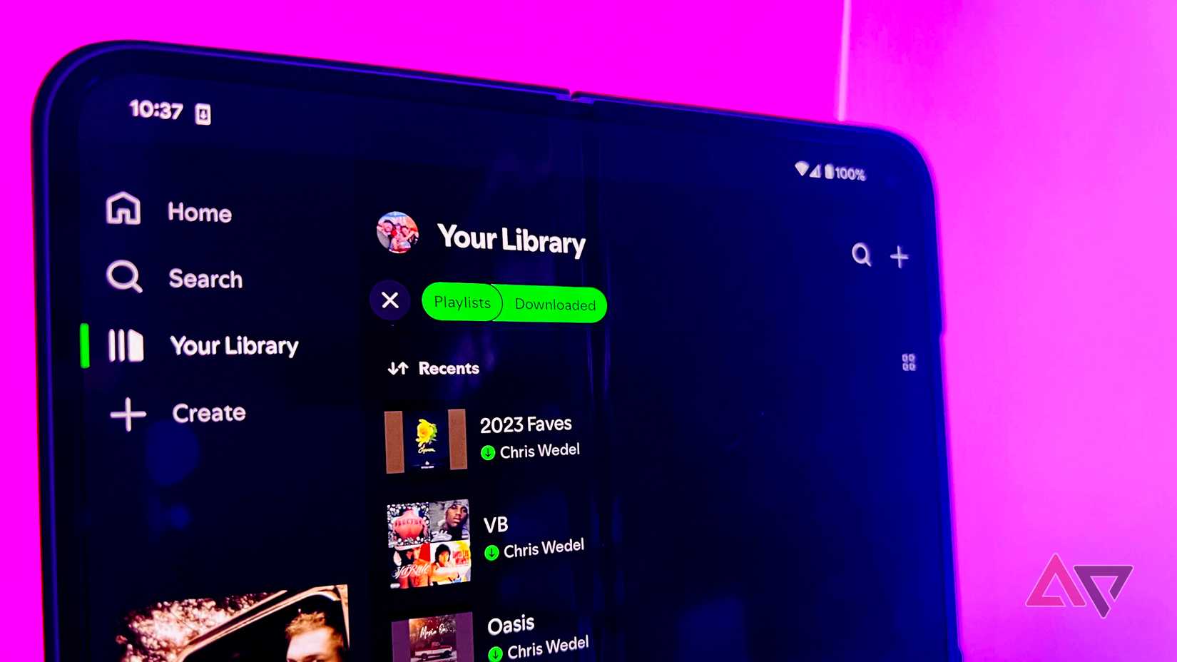 Spotify downloaded playlists 