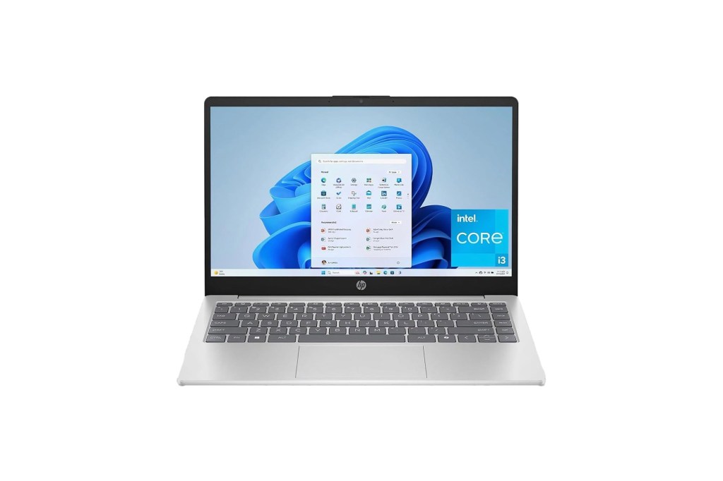 HP Laptop 14 with Intel Core i3 processor.
